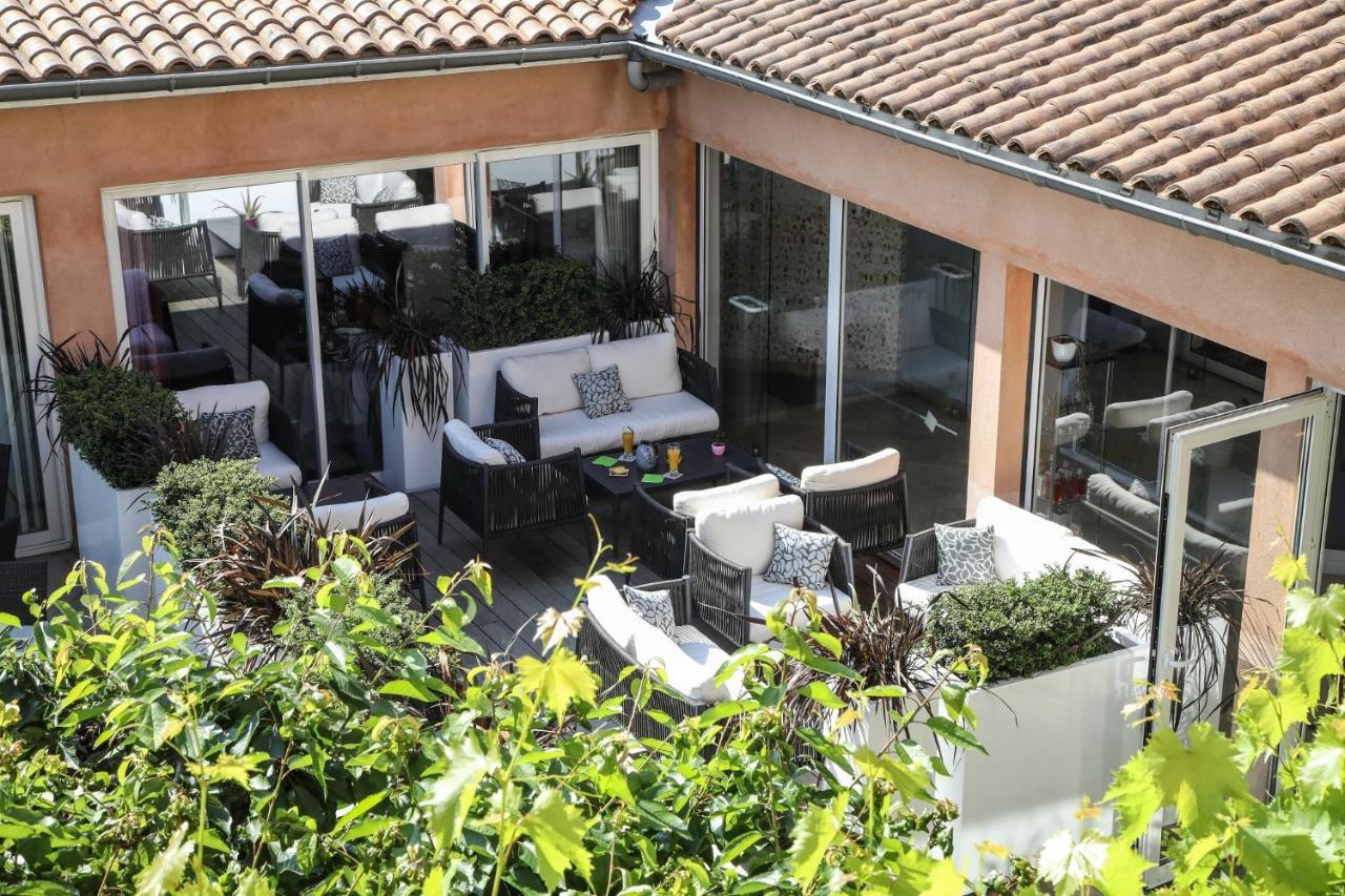 Charmes-sur-Rhone Le Carre D'Alethius Logis Hotel Restaurant מראה חיצוני תמונה